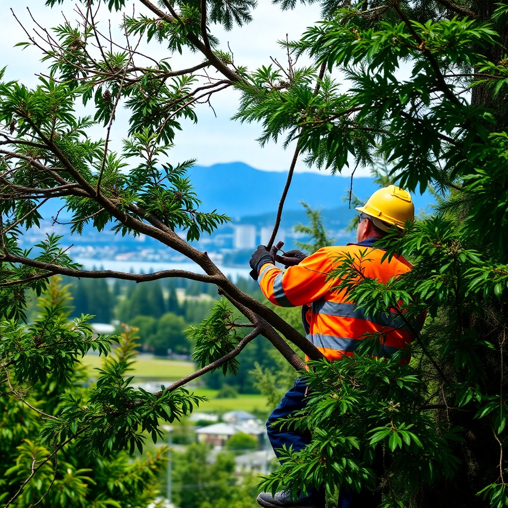 Tree pruning and trimming in Nanaimo