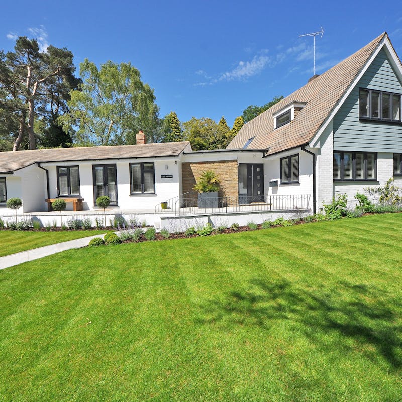 Outdoor landscaping space in Nanaimo with professional design