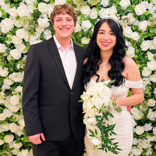 Micro wedding ceremony with guests Las Colinas Irving Texas