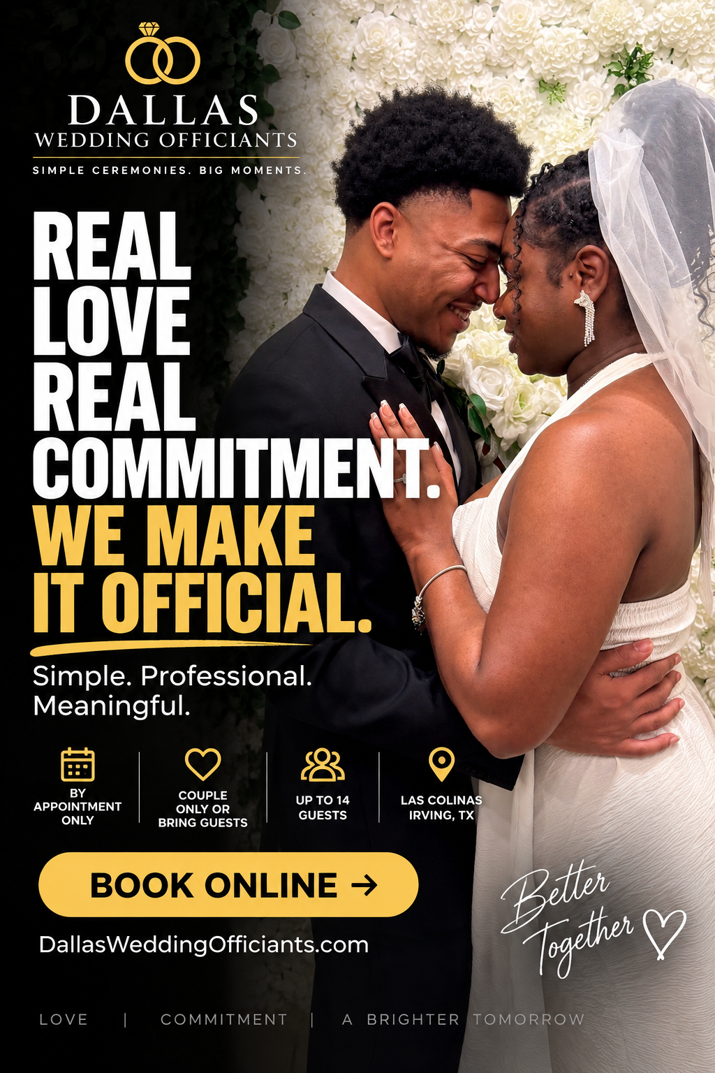 Real Love Couple Dallas Wedding Officiants