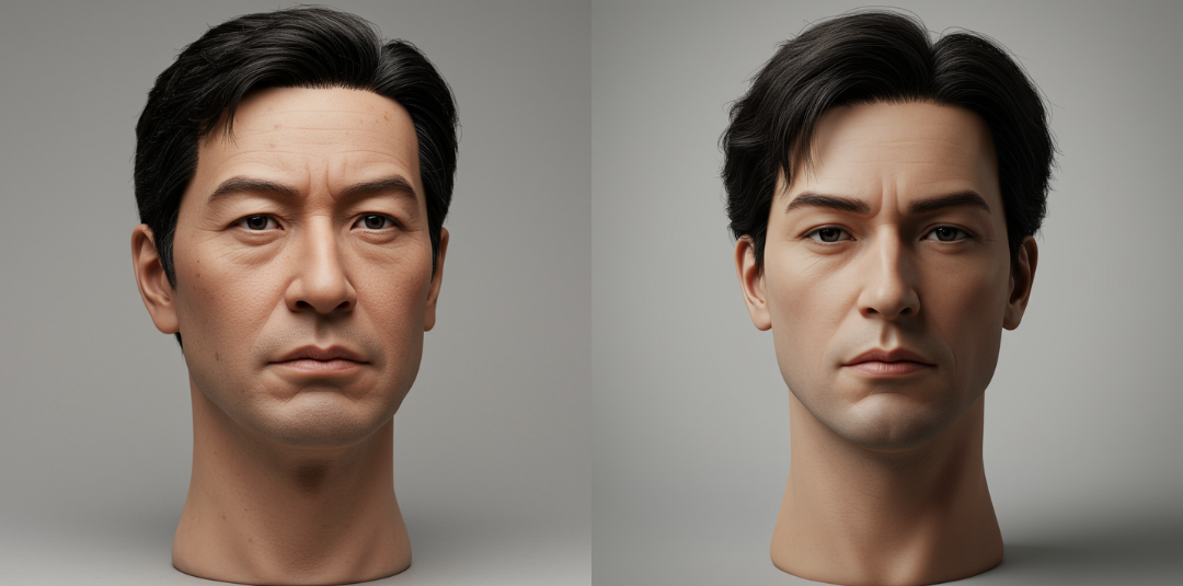 Malaysia bald man after use hair system becomes full hair