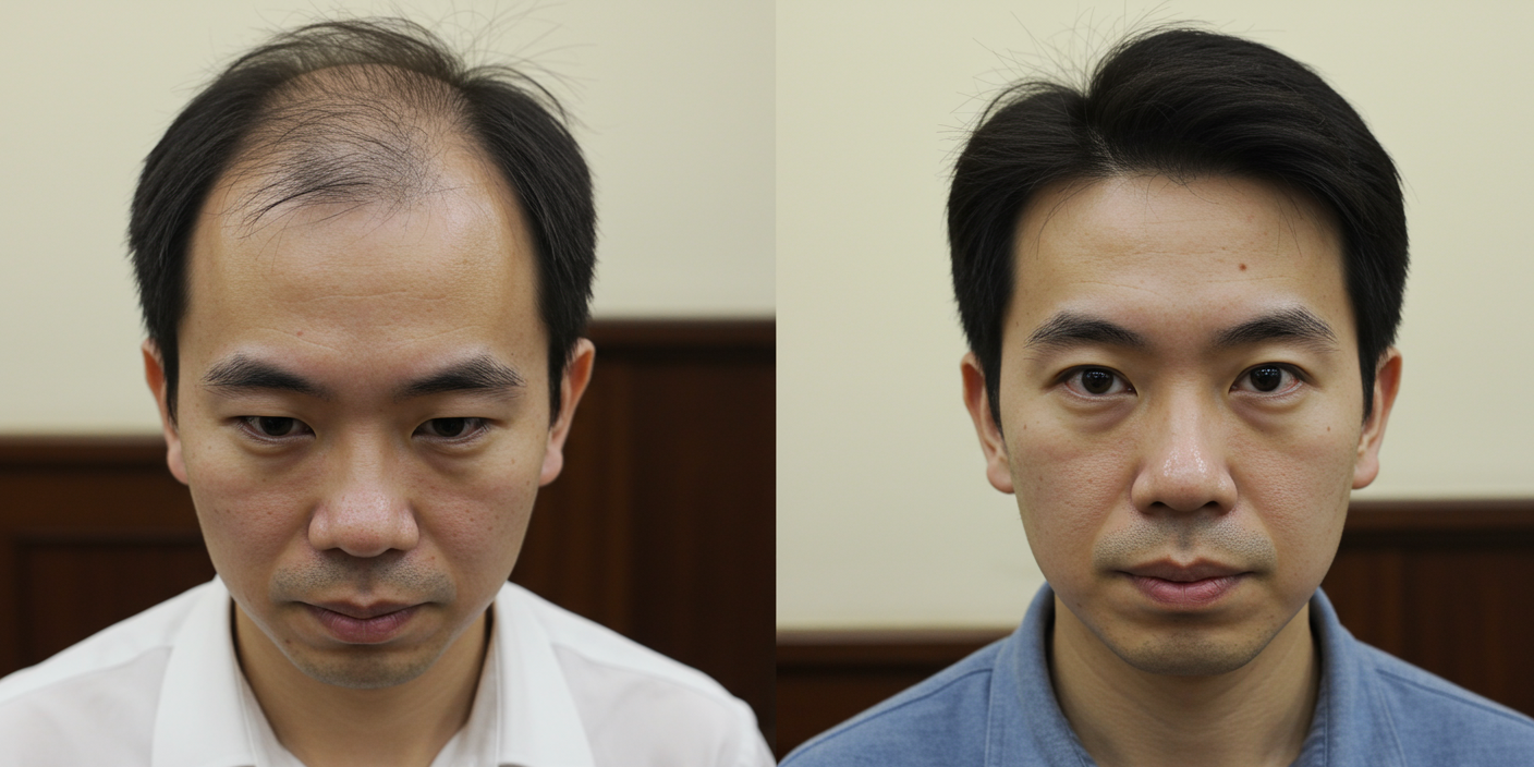 Malaysian men who have undergone the effective treatment now have thicker, fuller hair!