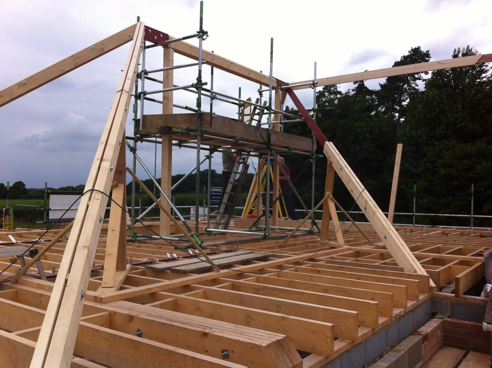 Re-Roofing (Tiles) Work Example Photo from established and trusted Norwich Roofer - Cornfield Roofing