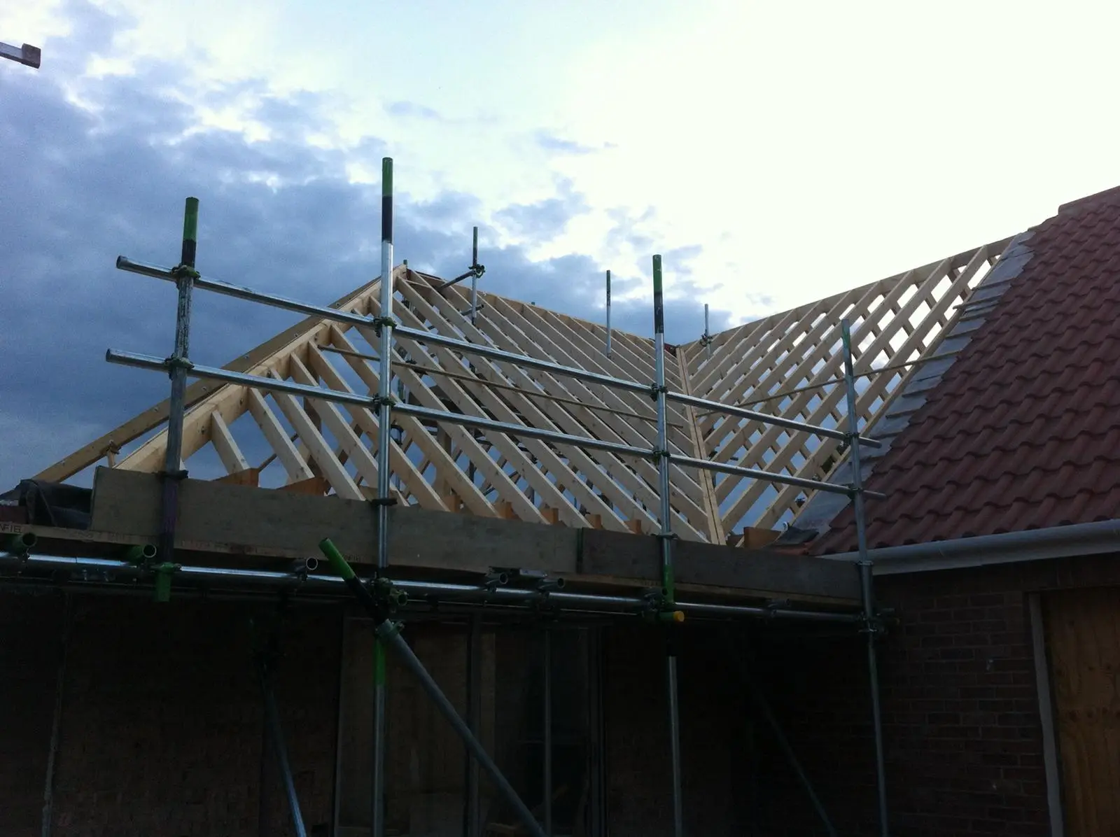 Re-Roofing (Tiles) Work Example Photo from established and trusted Norwich Roofer - Cornfield Roofing