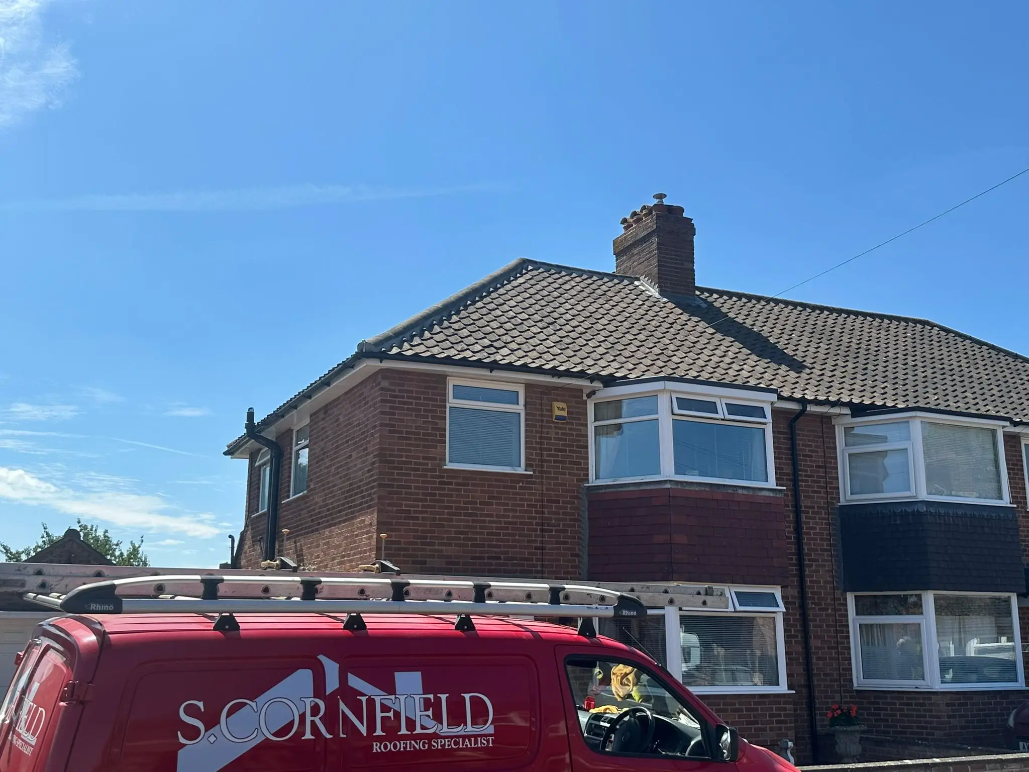Norwich's Cornfield Roofing Team hard at work