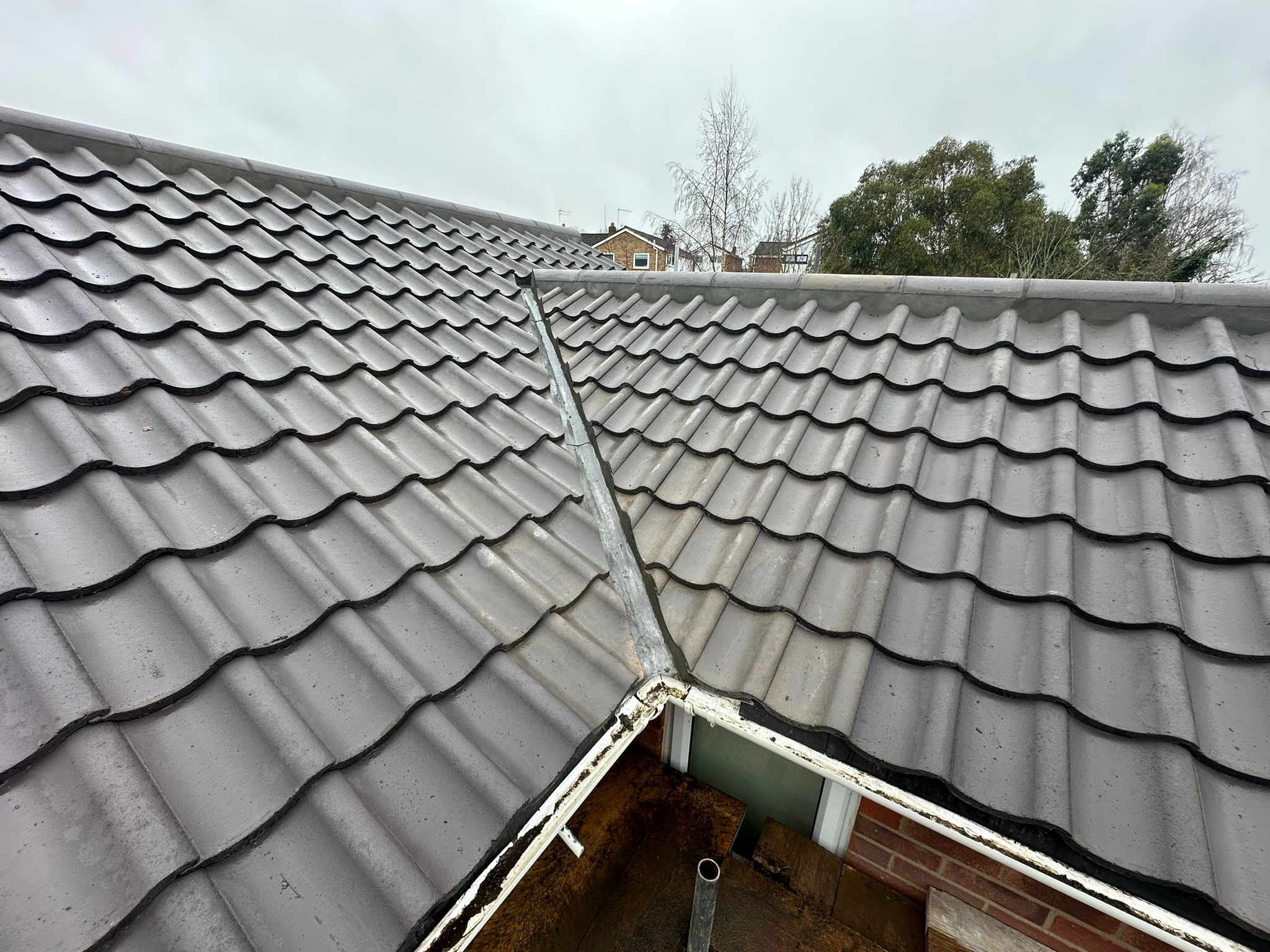 Re-Roofing (Tiles) Work Example Photo from established and trusted Norwich Roofer - Cornfield Roofing