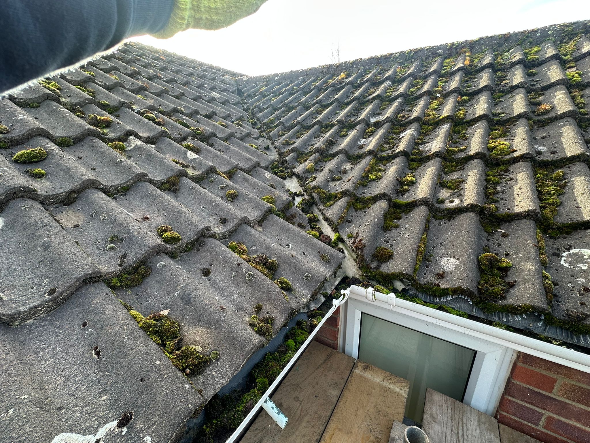 Re-Roofing (Tiles) Work Example Photo from established and trusted Norwich Roofer - Cornfield Roofing