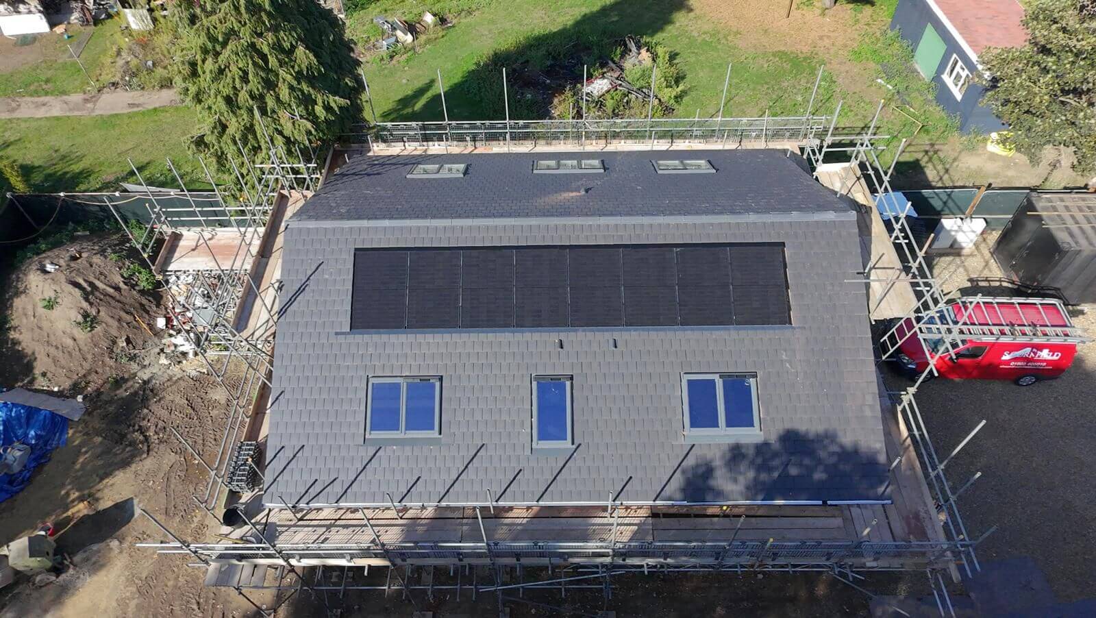 Re-Roofing (Tiles) Work Example Photo from established and trusted Norwich Roofer - Cornfield Roofing