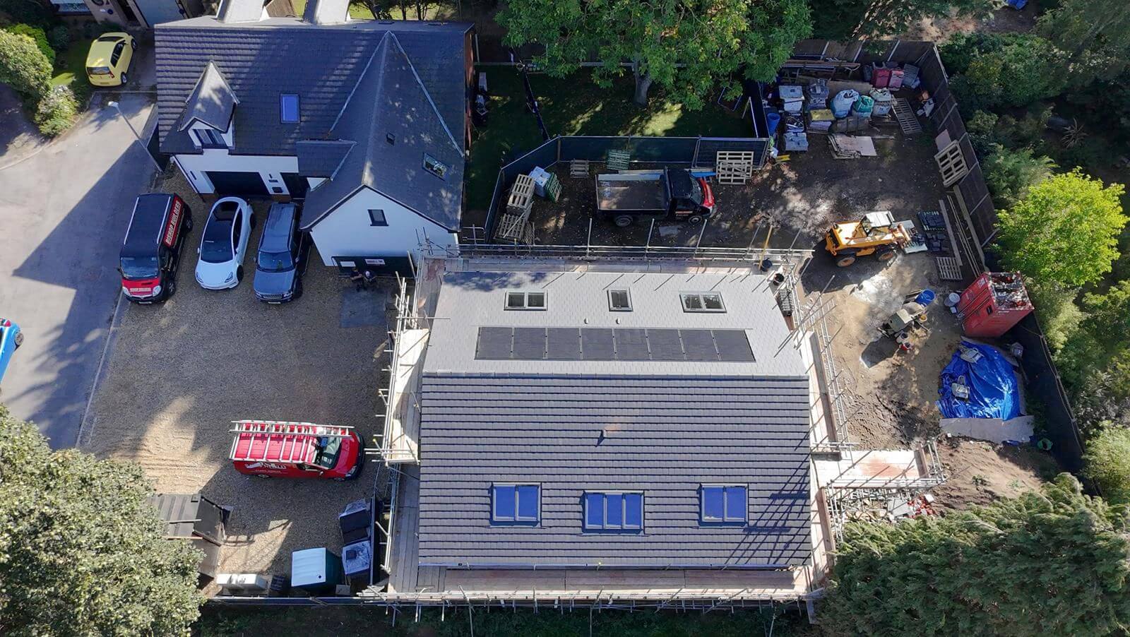 Re-Roofing (Tiles) Work Example Photo from established and trusted Norwich Roofer - Cornfield Roofing