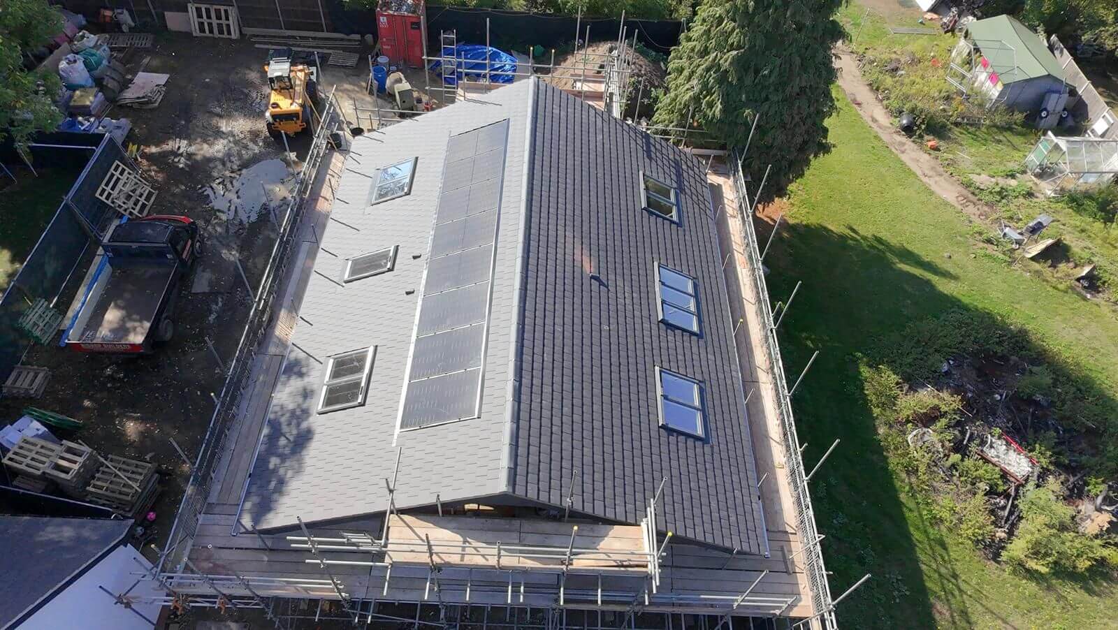 Re-Roofing (Tiles) Work Example Photo from established and trusted Norwich Roofer - Cornfield Roofing