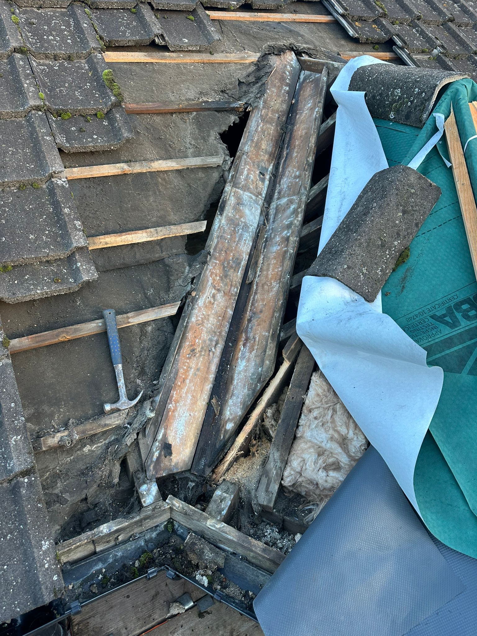 Repairs (Roof & Timber) Work Example Photo from established and trusted Norwich Roofer - Cornfield Roofing