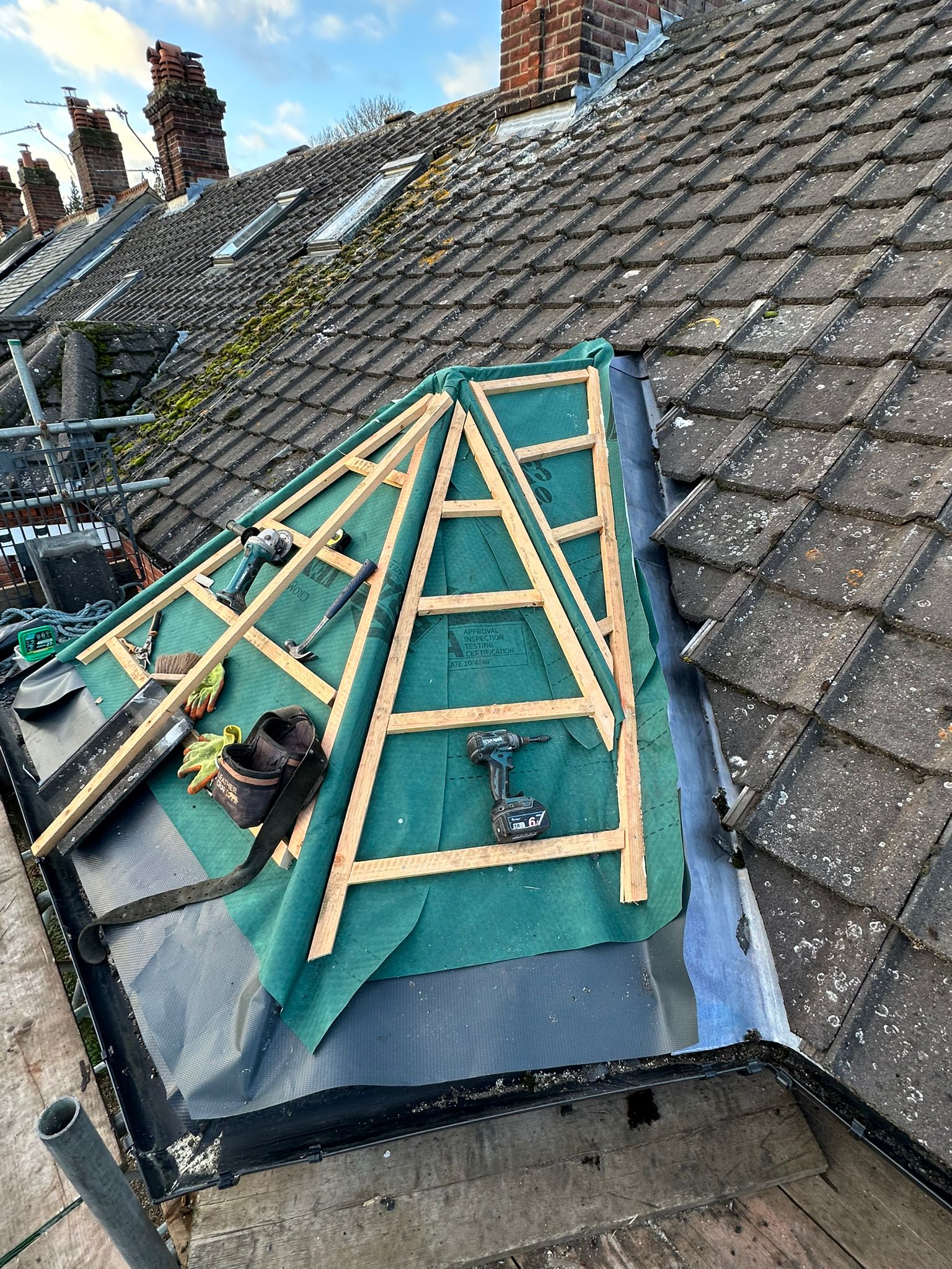 Repairs (Roof & Timber) Work Example Photo from established and trusted Norwich Roofer - Cornfield Roofing