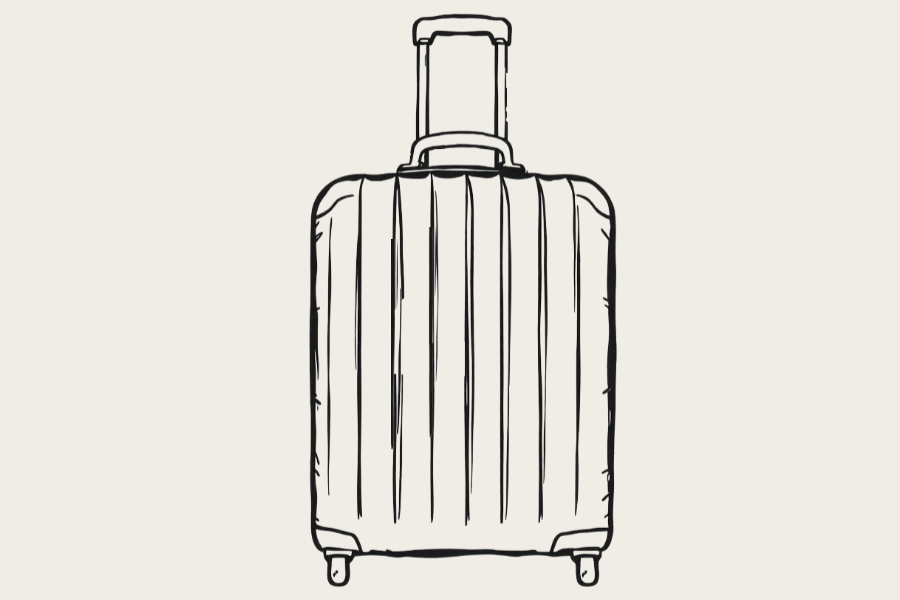 SUITCASEƎ eco-friendly luxury luggage cabin suitcase logo website and branding development by Bath Digital Marketing Agency