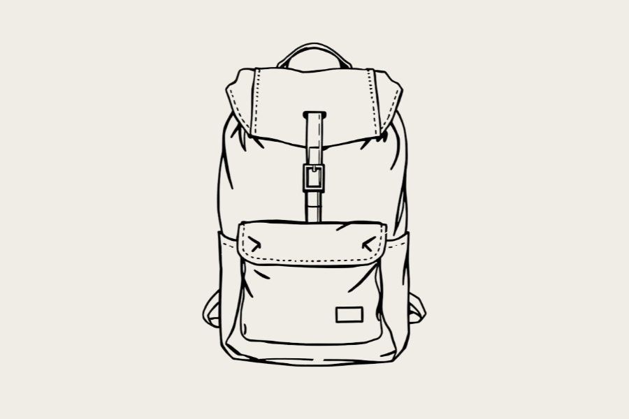 UITCASEƎ eco-friendly luxury luggage vintage backpack logo website and branding development by Bath Digital Marketing Agency