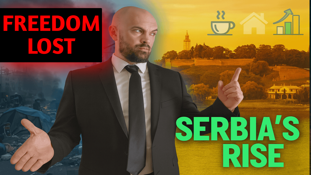 The video covers currency exchange in Serbia, emphasizing the Serbian dinar’s historical roots, including its medieval origins and use during the Ottoman Empire. It advises against using tourist area exchanges due to poor rates, recommending local "manitas" for better deals. Key currencies exchanged include euros, US dollars, and Canadian dollars.