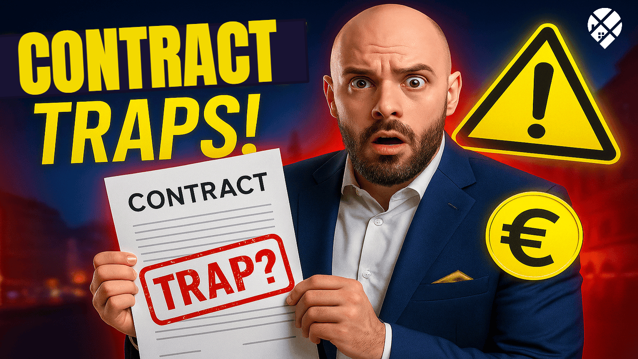 Man questioning Canada's future next to Prime Minister Mark Carney with text overlay "Is Canada Cooked?" – political dissatisfaction among Canadians considering moving to Serbia