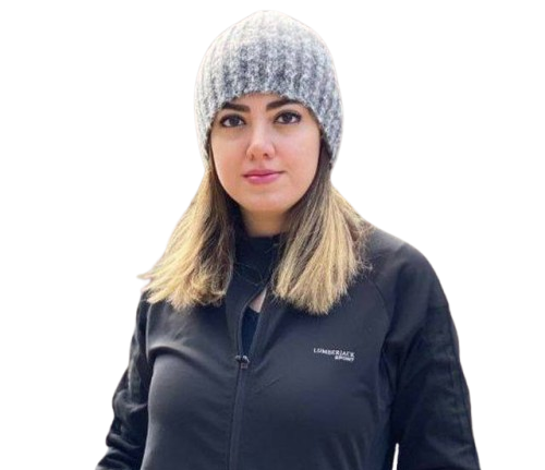 Collection of four insulated travel bottles on wooden shelf.