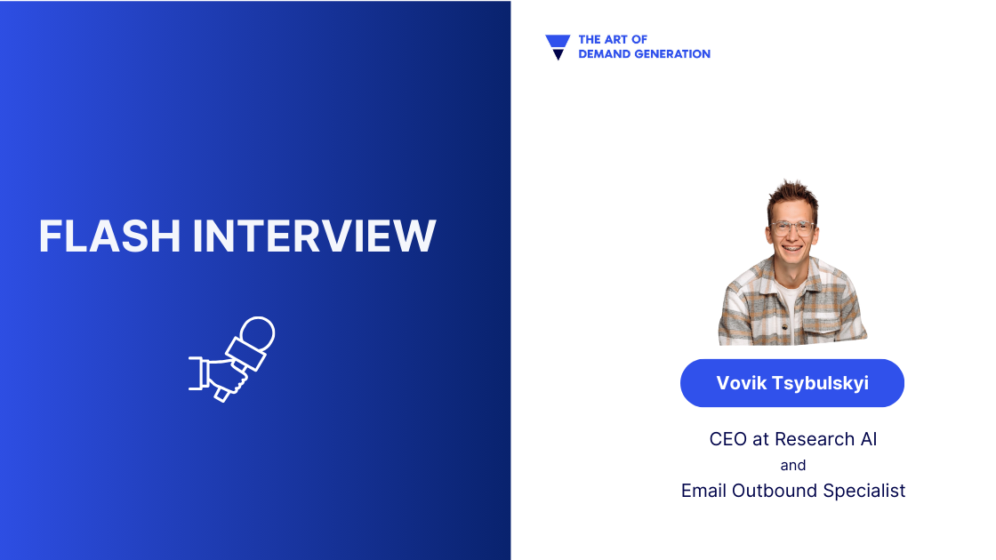 3 Questions For Vovik Tsybulskyi On Cold Email