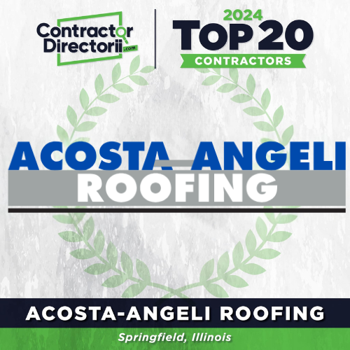 A gallery of awards and certifications awarded to Acosta-Angeli Roofing.