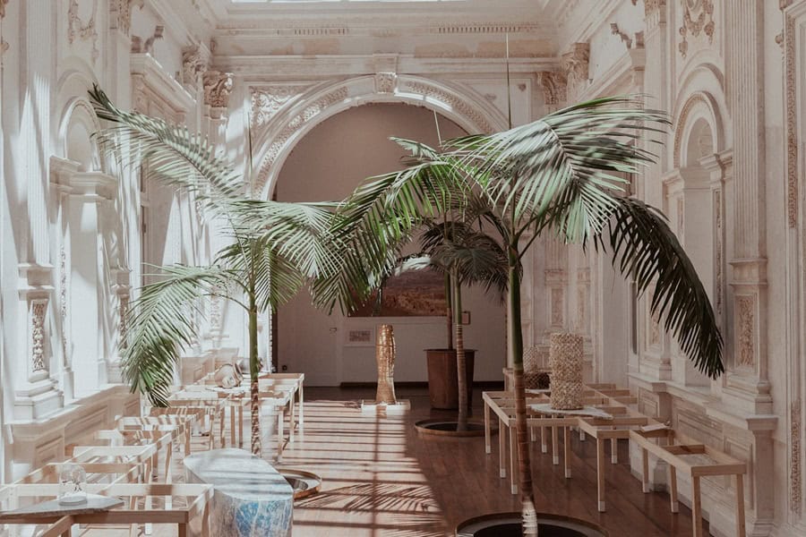 Colonial Restaurant Interior Luxury Boutique African resort with sea views in Santiago, Cape Verde Photo Unsplash Cape Verdium