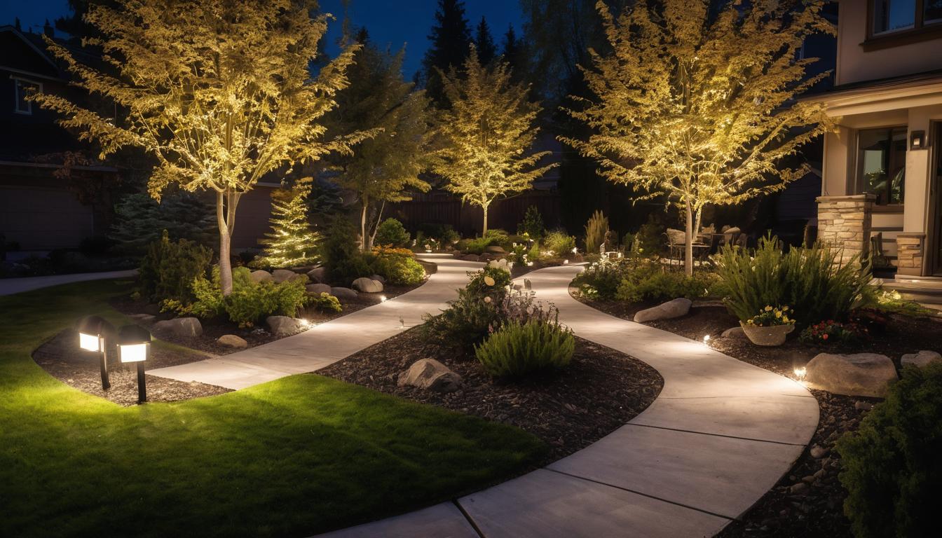 Landscape pathway lighting