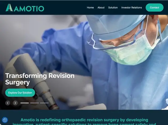 Amotio website preview