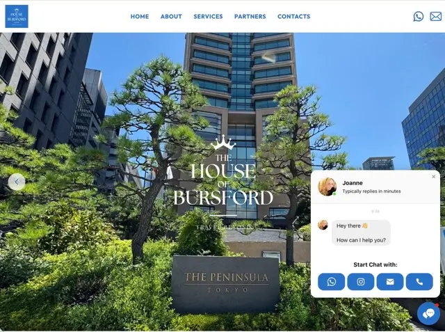 House of Burford website preview