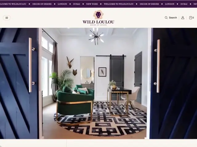 Wild Lou Lou website preview