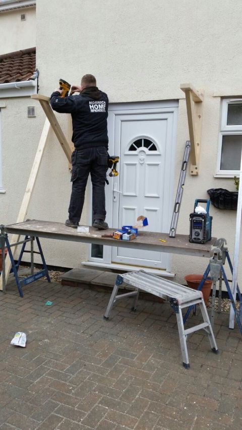 Norwich Home Improvements men at work!