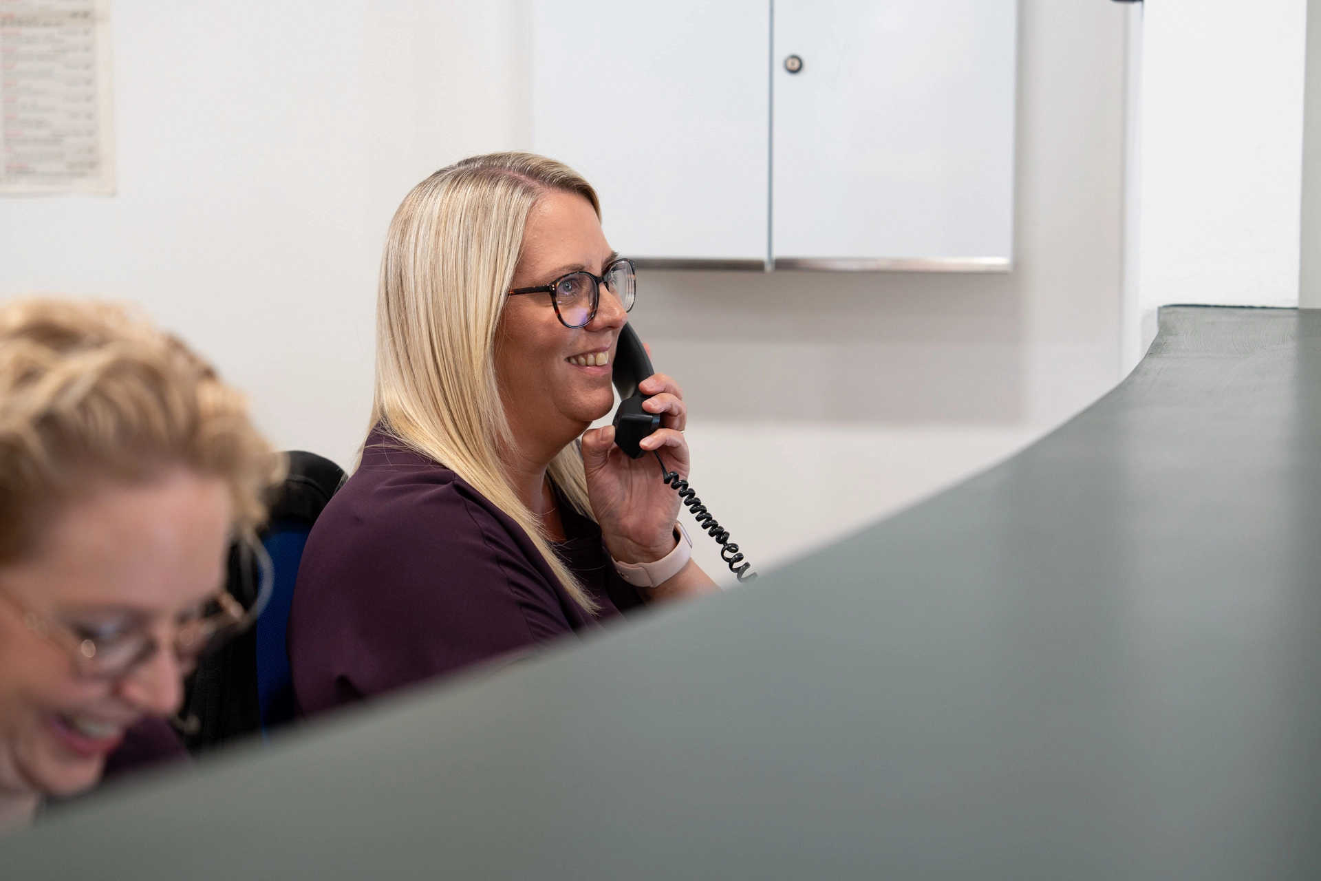 One of our Receptionist's at Harleston Dental and Aesthetics Clinic