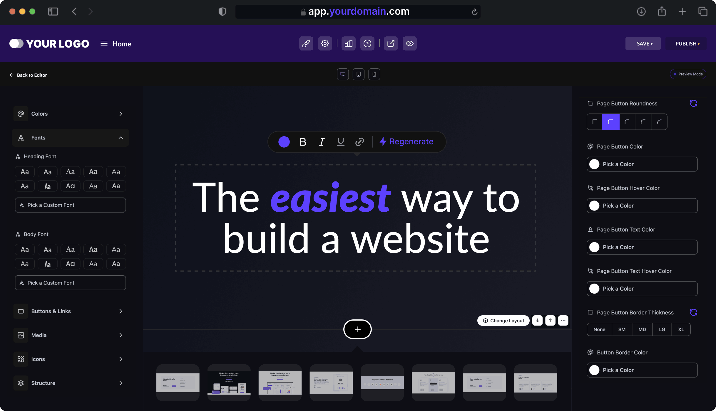 #1 White Label AI Website Editor