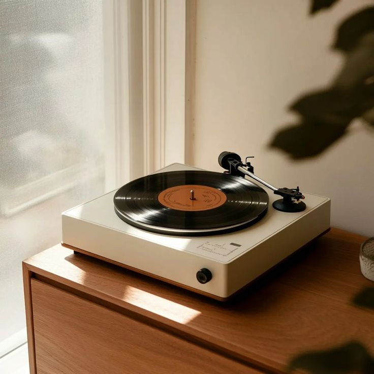 Vinyl record player product example