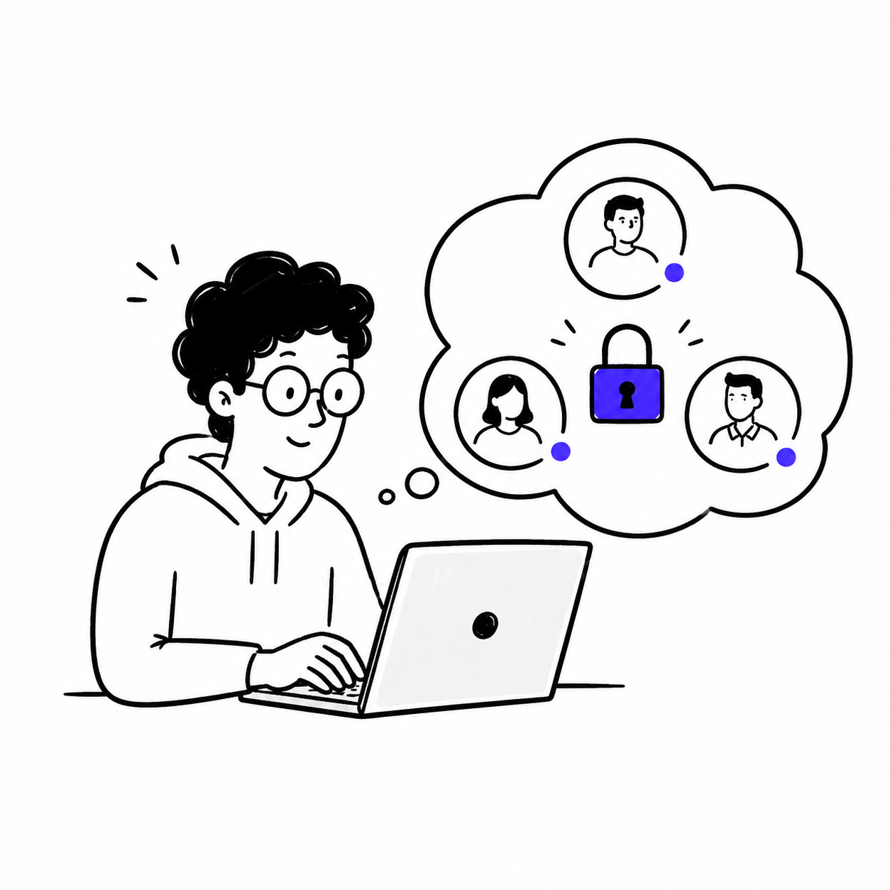 Marketplace platform controlling access to customer information