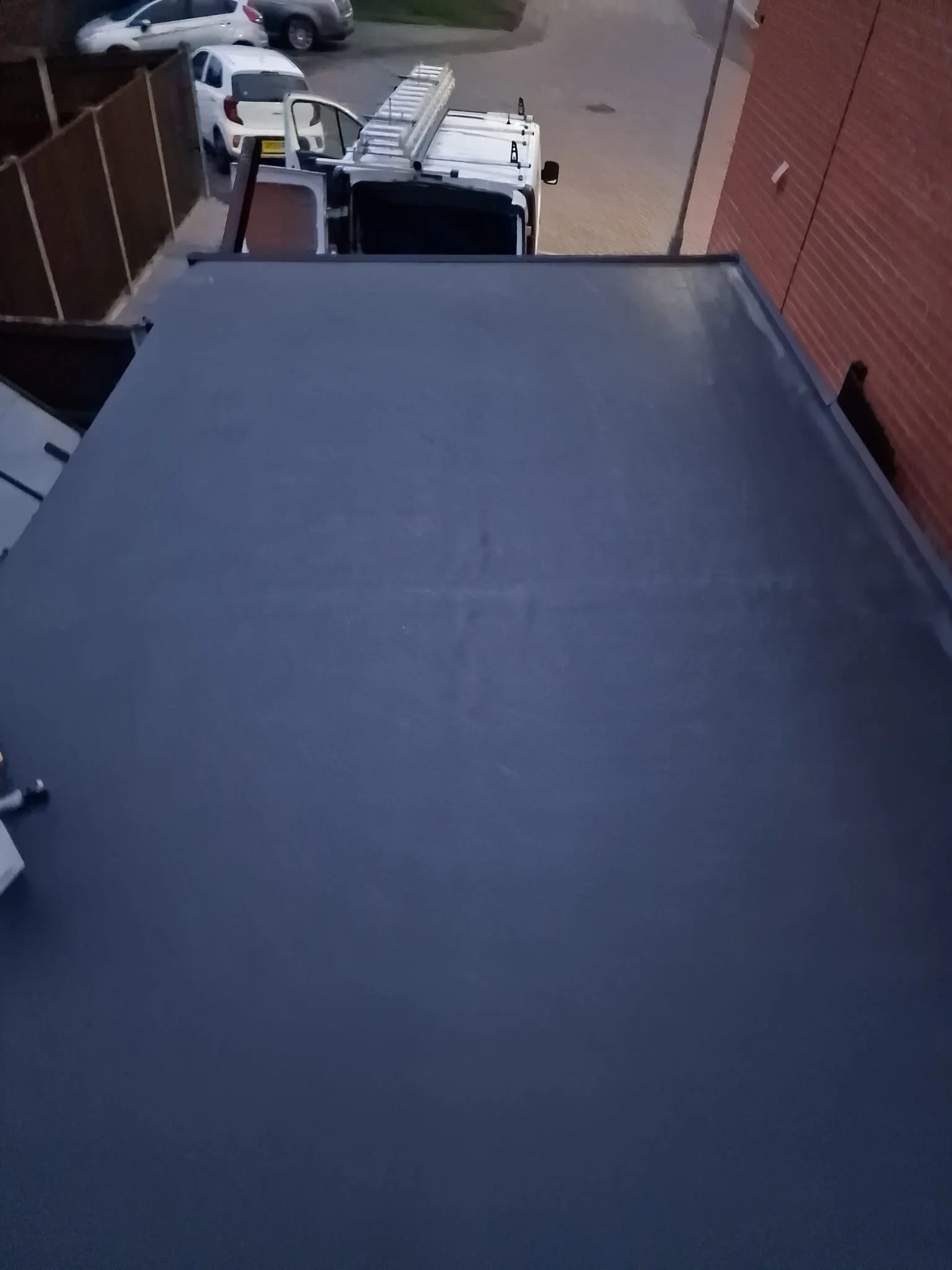 EPDM Rubber Roof Example from Eastern Renovations LTD