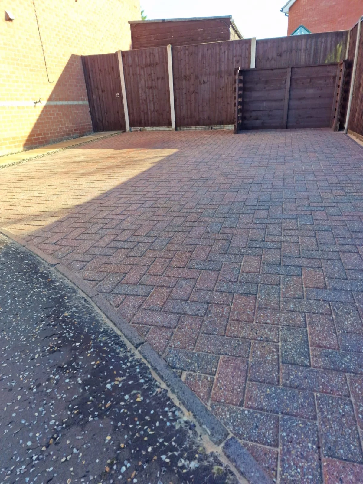 Driveway Cleaning Example from Eastern Renovations LTD