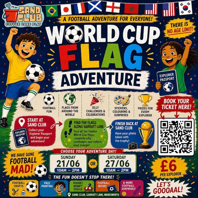 World Cup Flag Adventure at Sand Club