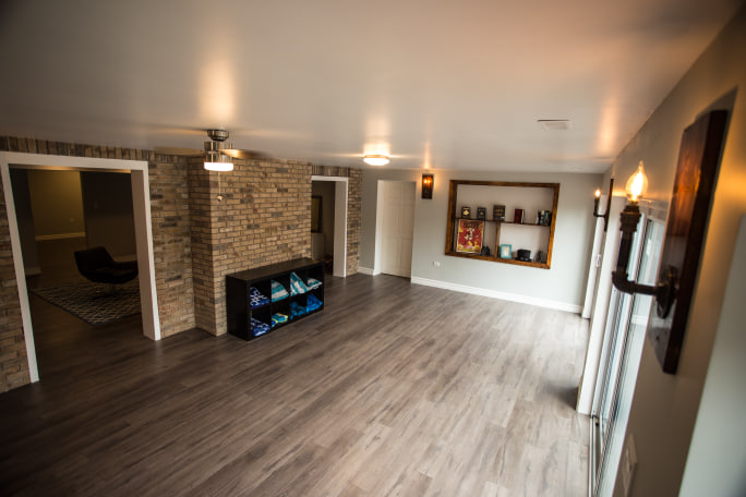 a beautifully renovated space