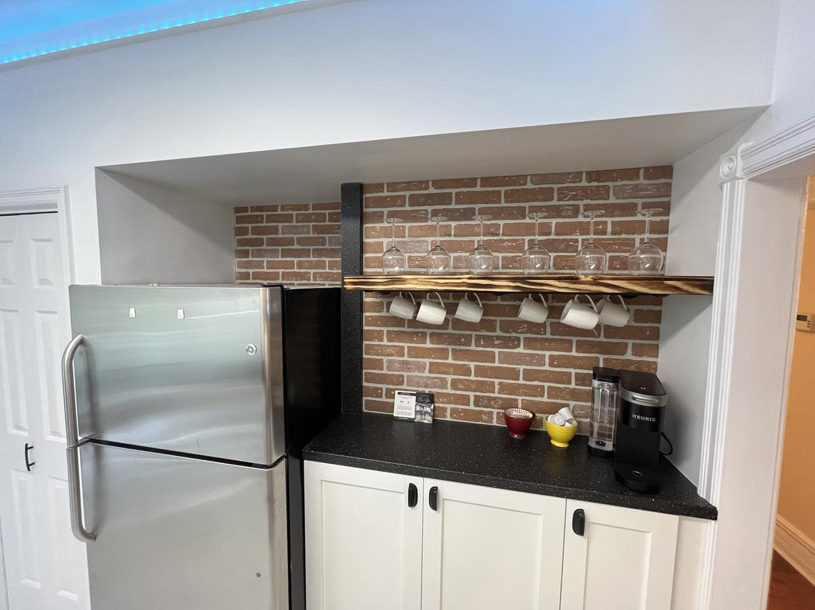 a beautifully renovated space