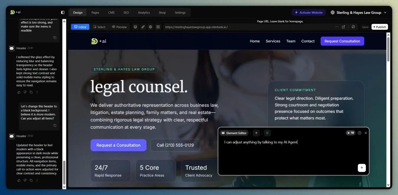 #1 White-Label-KI-Website-Editor