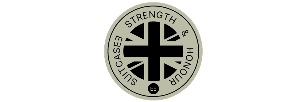 SUITCASEƎ luggage itinerary designer travel bag collections logo green black