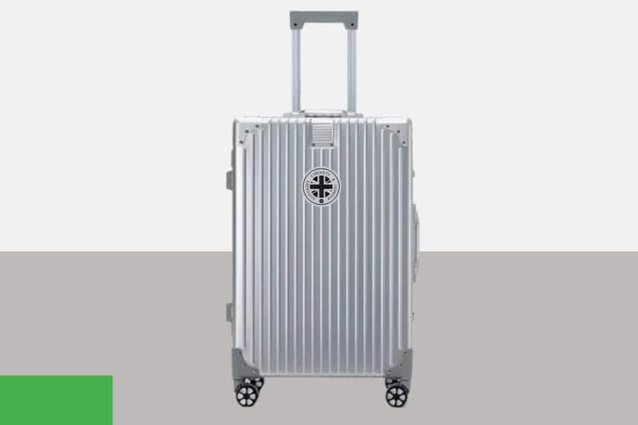 SUITCASEƎ Aluminium travel luggage sizing guide origin 2 medium check-in or carry-on packing and airline suitcase travel tips