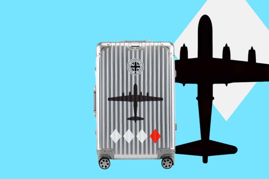 2025's Hottest Travel Trends SUITCASEƎ blue Superfortress Plane Designer Cabin Bag Carry On Suitcase