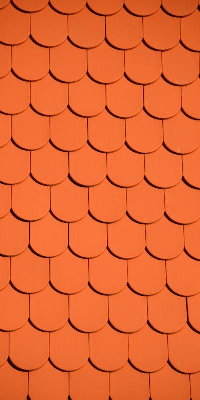 red shingle roof