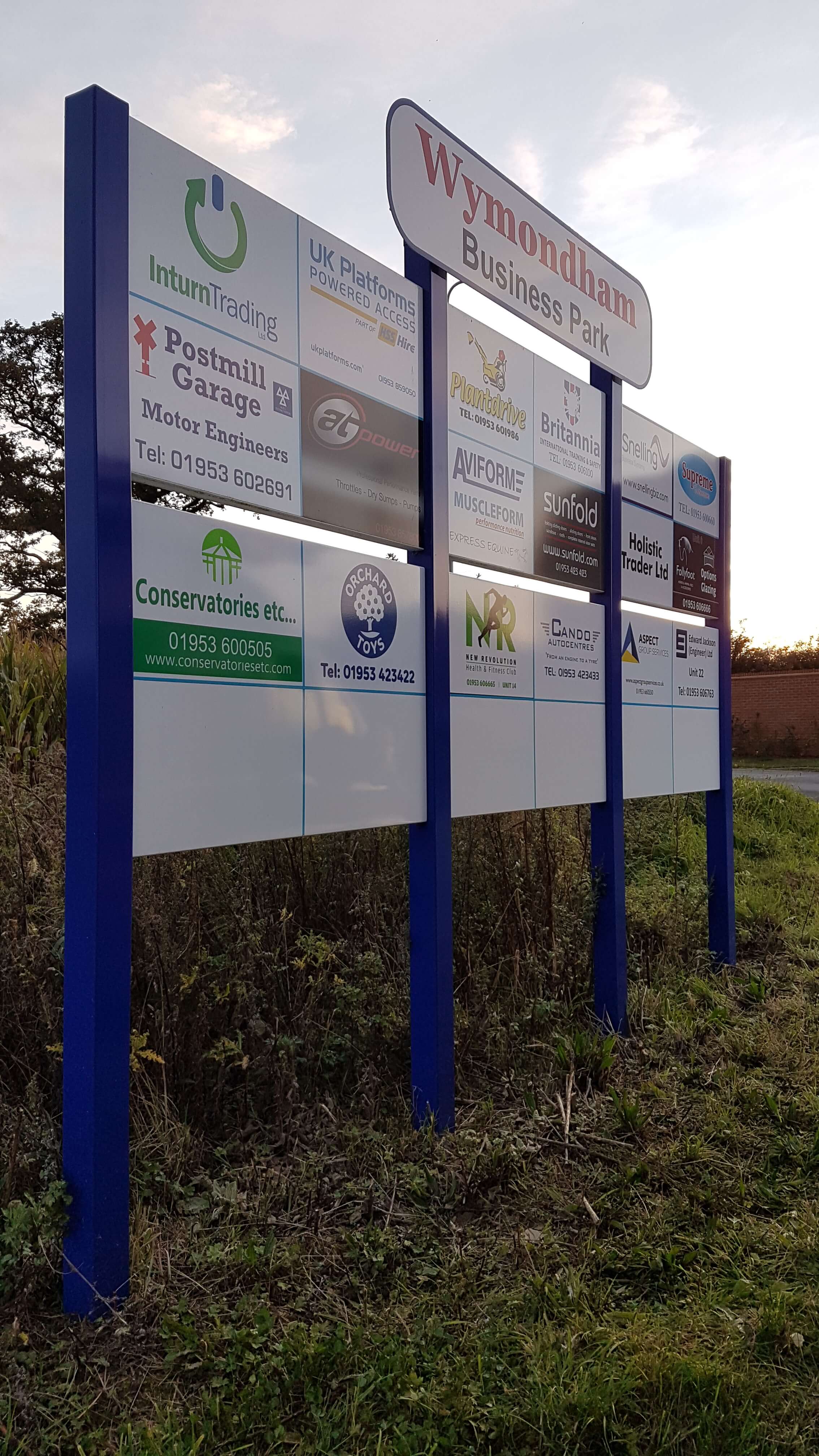 Soanes Signs of Norwich - Commercial and Industrial Signs - Work Example 12