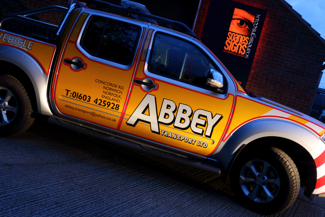 Soanes Signs of Norwich - Vehicle Graphics - Work Example 71