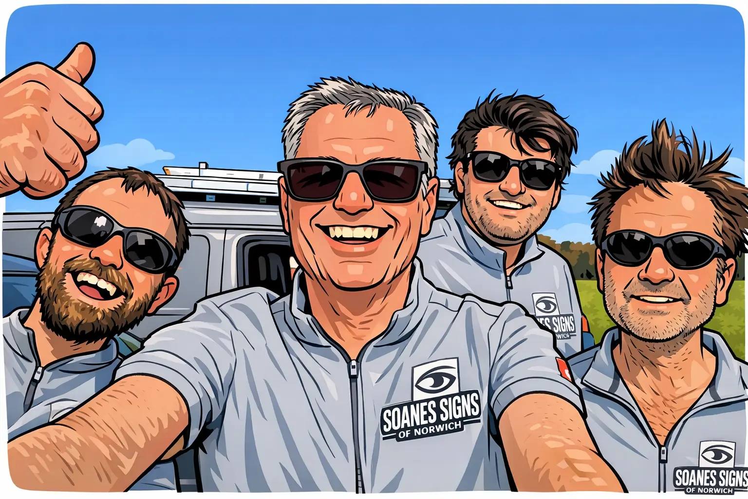 Soanes Signs of Norwich team photo