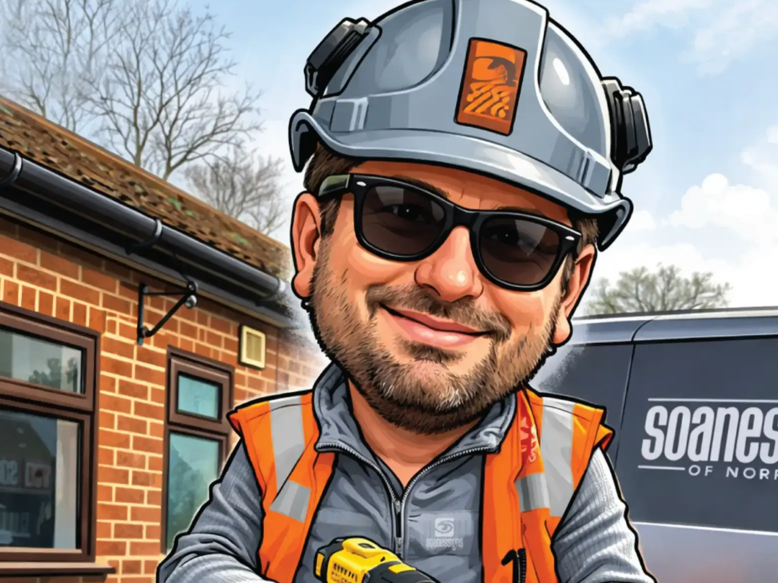 Soanes Signs of Norwich production manager - Ben Soanes