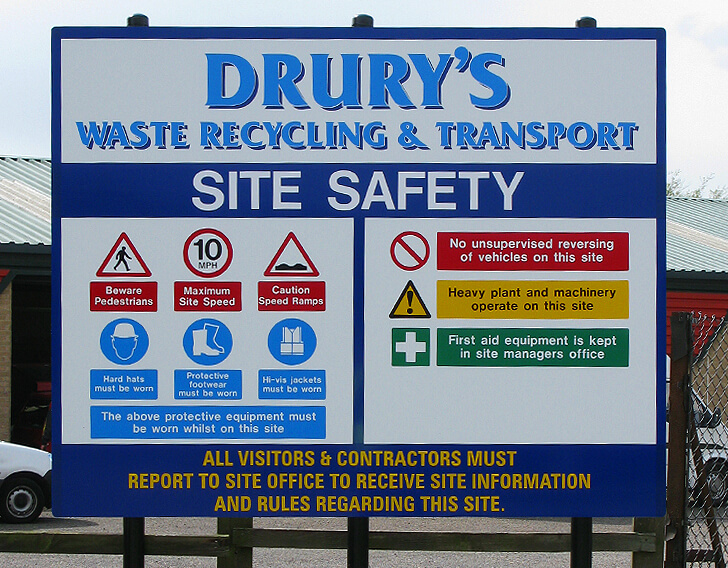 Soanes Signs of Norwich - Site, Health & Safety Signs - Work Example 28
