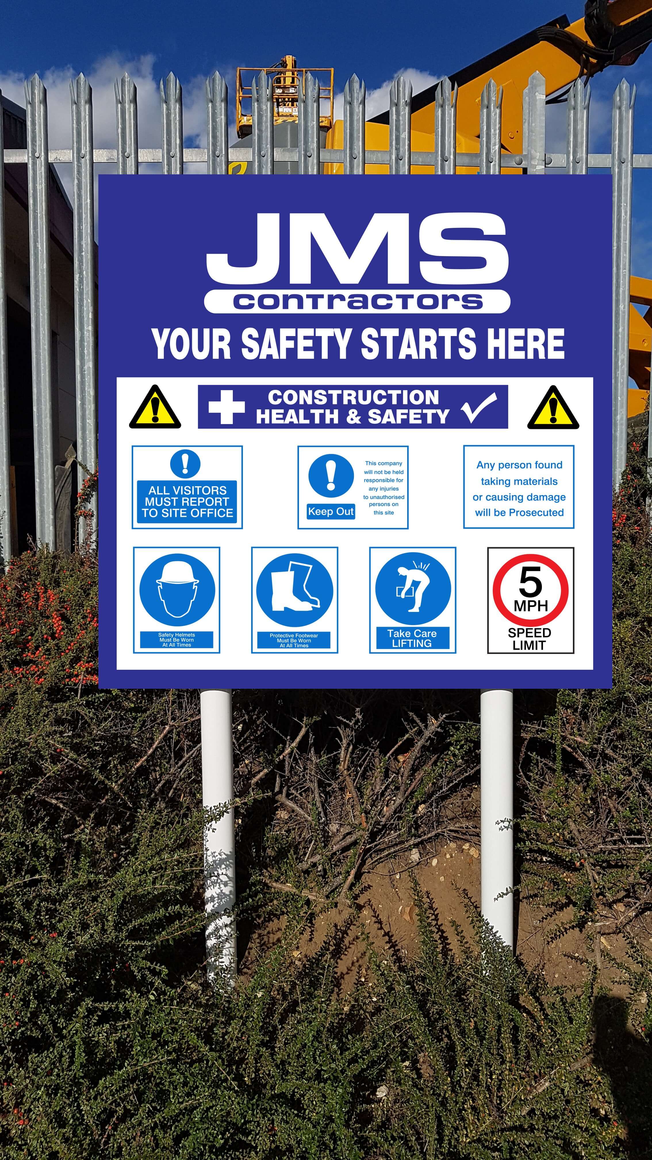 Soanes Signs of Norwich - Site, Health & Safety Signs - Work Example 22