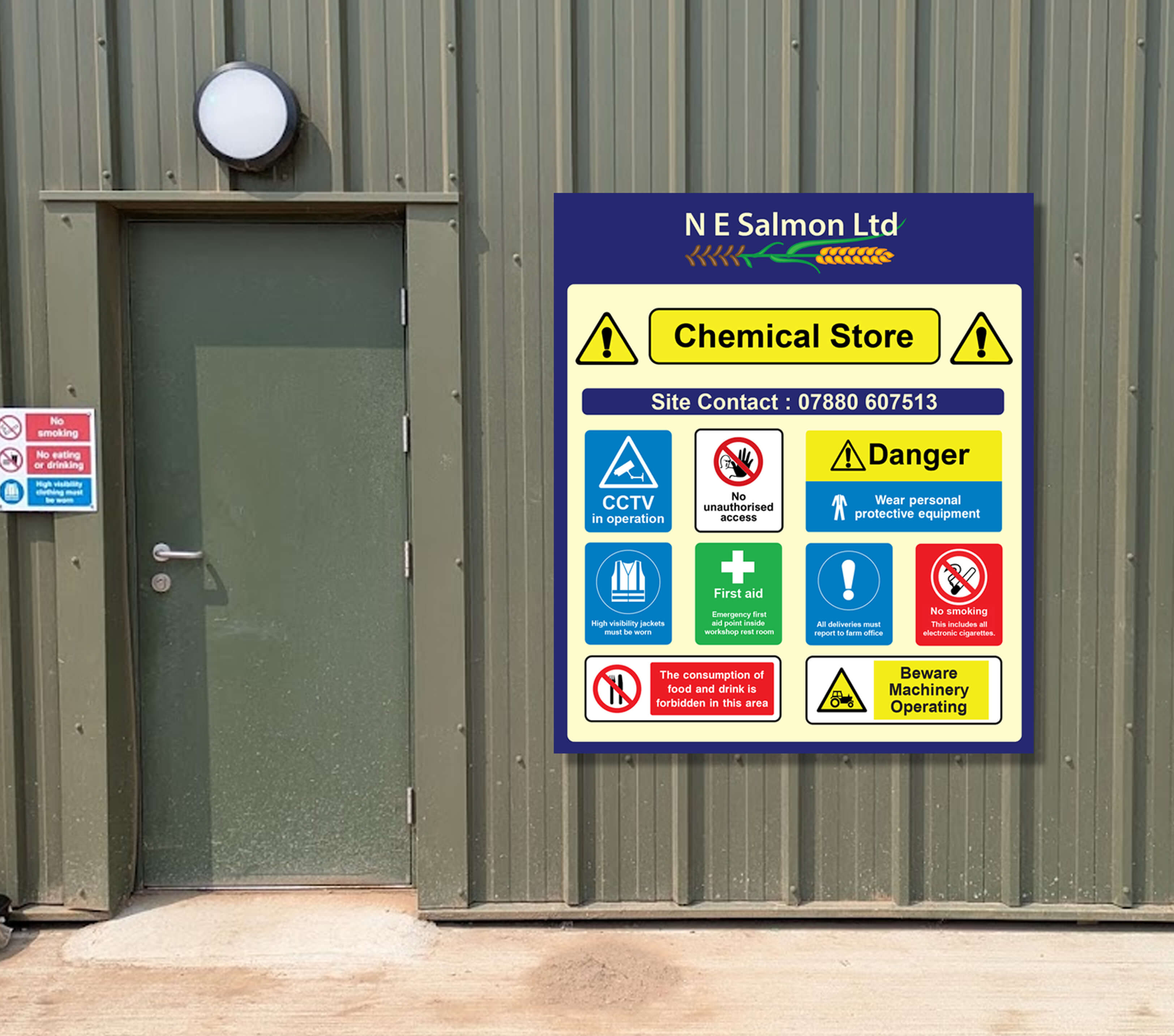 Soanes Signs of Norwich - Site, Health & Safety Signs - Work Example 19
